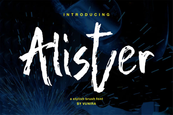 Alister: A Bold Display Font for Branding Impact