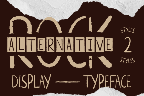 Alternative Rock: A Font for Editorial Elegance