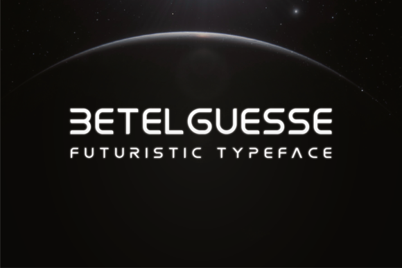 Betelguesse: A Modern Display Font for Crafters and Designers
