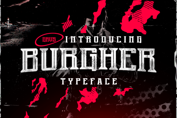 Burgher Display Font for Bold Editorial Design