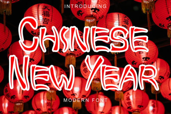 Chinese New Year Font for Bold Visual Impact