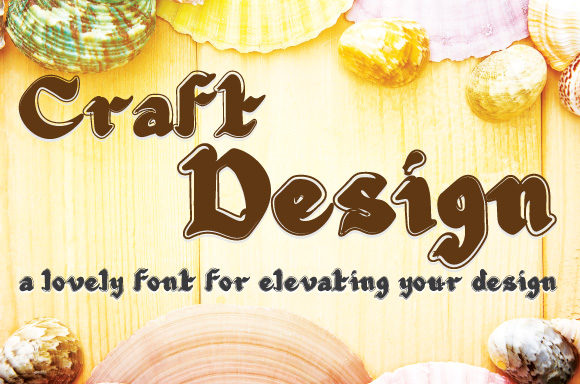 Craft Design: A Display Font That Elevates Every Creative Project