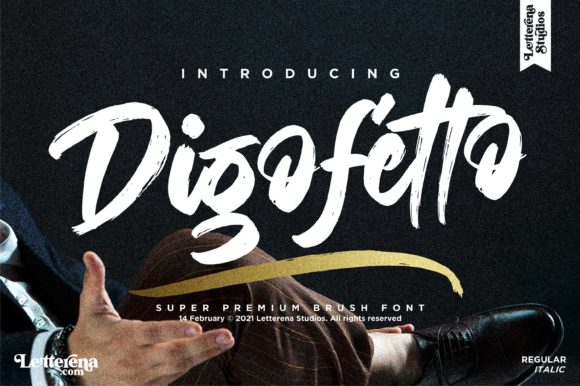 Digofetto: A Playful Script Font for Creative Branding