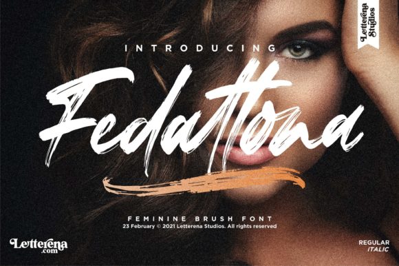 Fedattona: A Brushed Display Font for Bold Branding