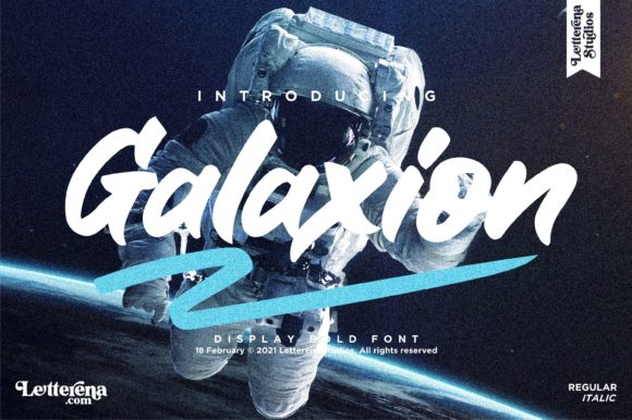 Galaxion: A Display Font That Elevates Handmade Creations