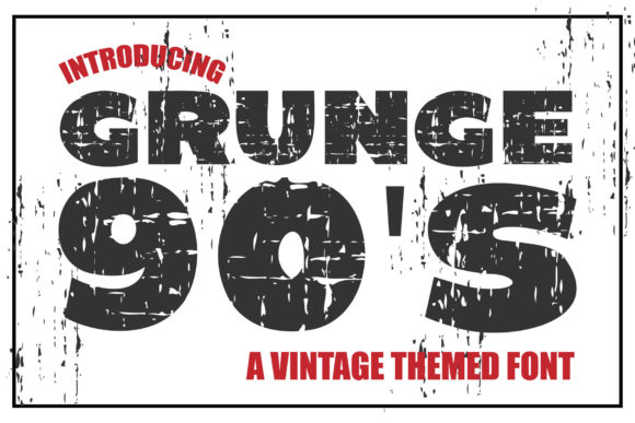 Grunge 90 S for Bold and Balanced Typography