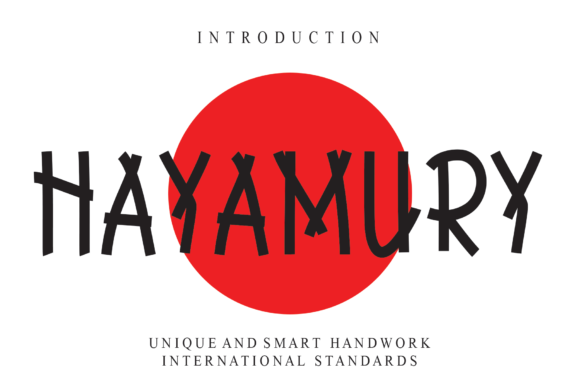 Hayamury: A Display Font That Elevates Branding