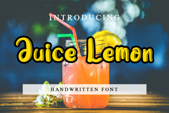 Juice Lemon: A Playful Display Font for Creative Campaigns