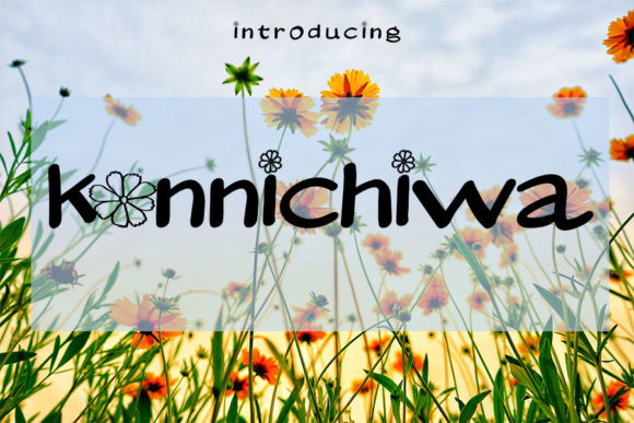 Konnichiwa: A Display Font for Creative Campaigns