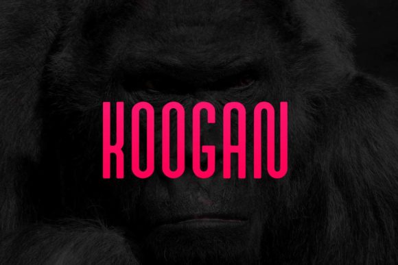 Koogan: A Modern Display Font for Branding Projects