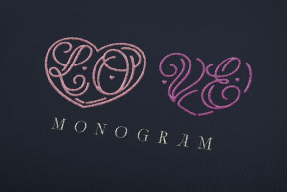 Lo-Ve Monogram: A Charming Display Font for Editorial Design