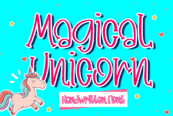 Magical Unicorn Font for Eye-Catching Campaign Designs
