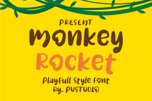 Monkey Rocket: A Display Font for Dynamic Campaigns