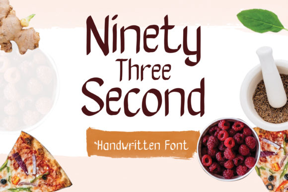 Ninety Three Second Display Font for Creative Campaigns
