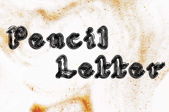 Pencil Letter: A Versatile Display Font for Creative Branding