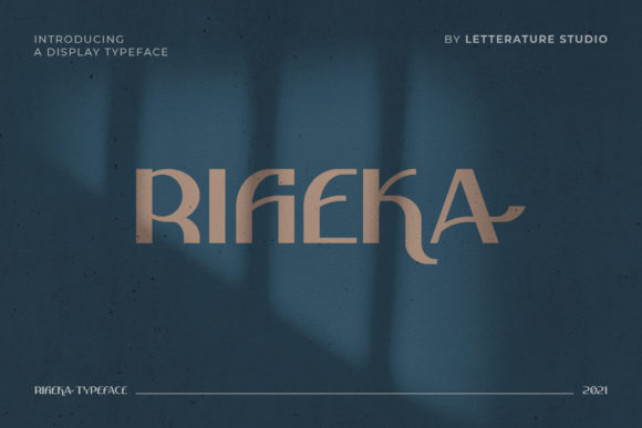 Rifieka Font: A Stylish Display Font for Creative Projects