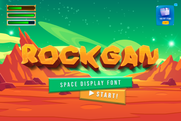 Rockgan: A Playful Display Font for Modern Editorial Design