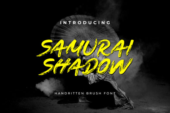 Samurai Shadow: A Bold Font for Modern Branding