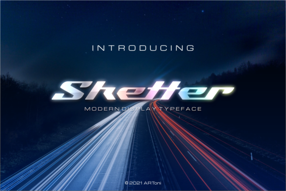Sketter: A Modern Display Typeface for Bold Branding