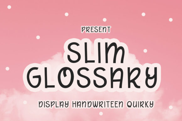 Slim Glossary Font for Polished Branding and Design
