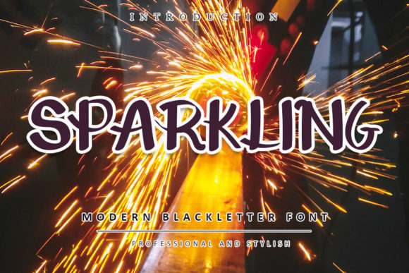 Sparkling Font for a Polished and Memorable Brand Look