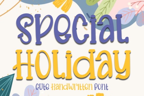 Special Holiday: A Versatile Display Font for Creative Branding