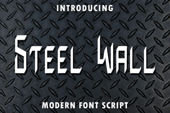Steel Wall: A Cool Display Font for Modern Campaigns