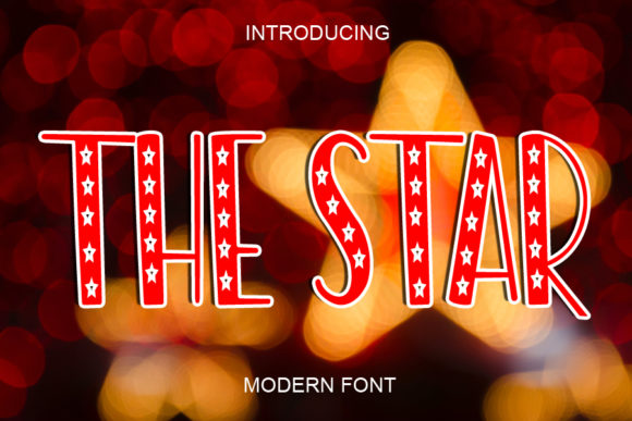 The Star: A Display Font for Crafters and Product Creators