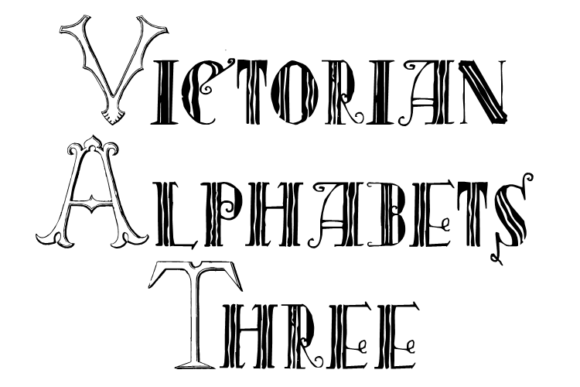 Victorian Alphabets Three for Timeless Craft Creations