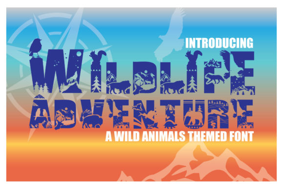 Wildlife Adventure: A Nature-Inspired Font for Editorial Design